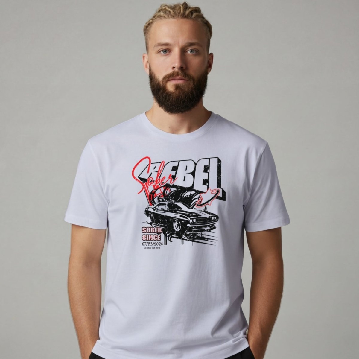 Sober T Shirt | Men's Sober Rebel