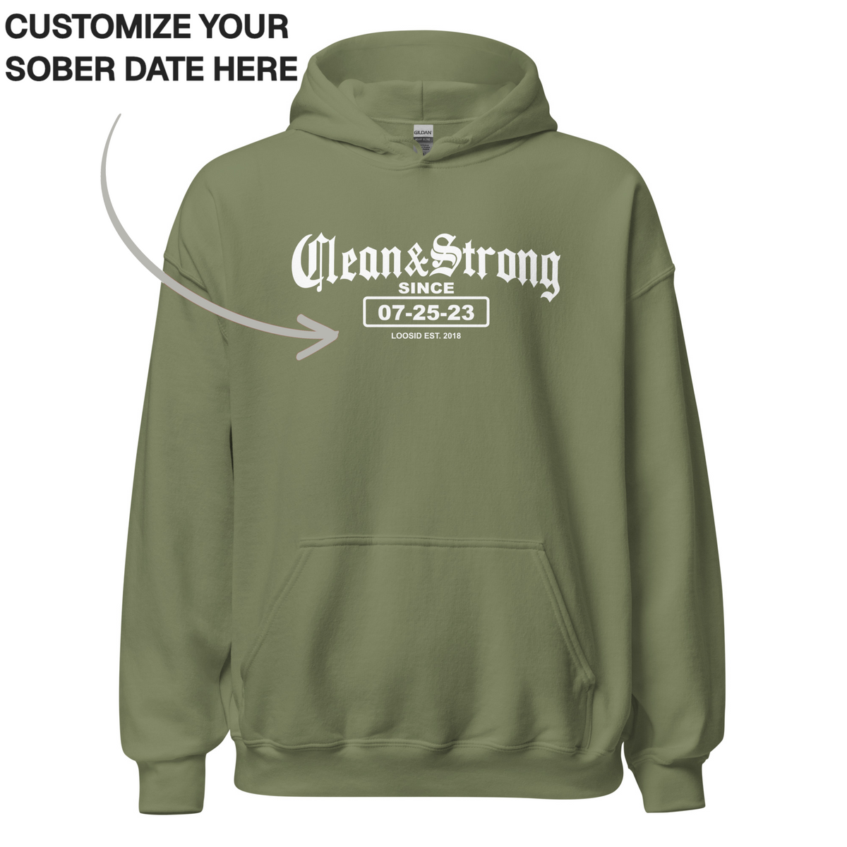 Recovery Hoodie | Women's Old School Clean & Strong