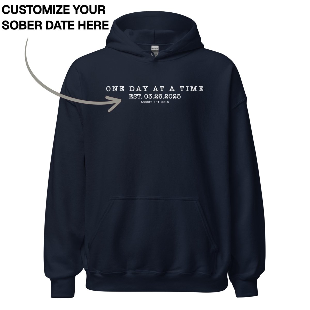 Recovery Hoodie | Men's One Day At a Time
