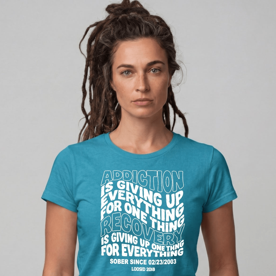 Sober T Shirt | Women's Addiction is Giving up Tee