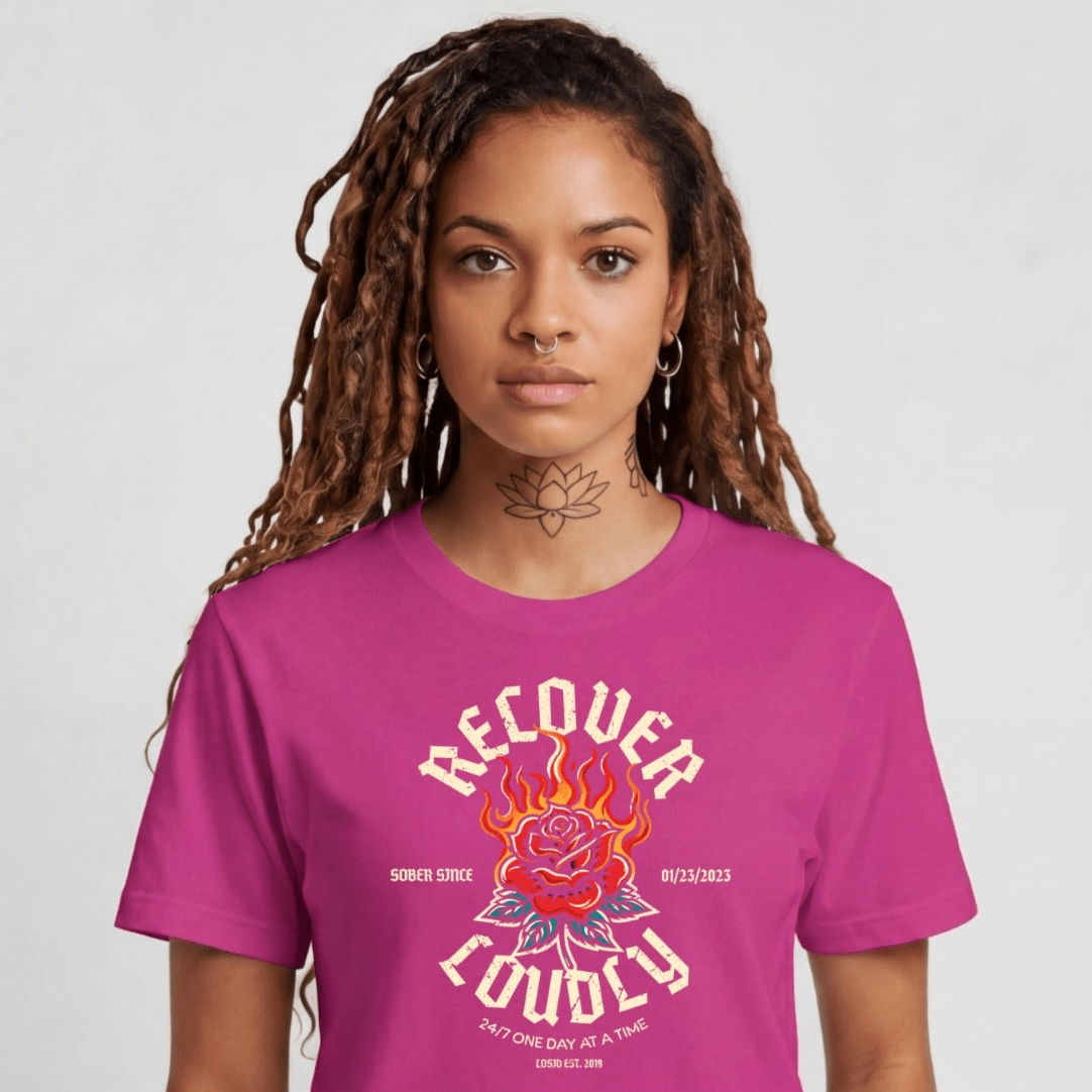 Sober T Shirt | Women's Recover Loudly
