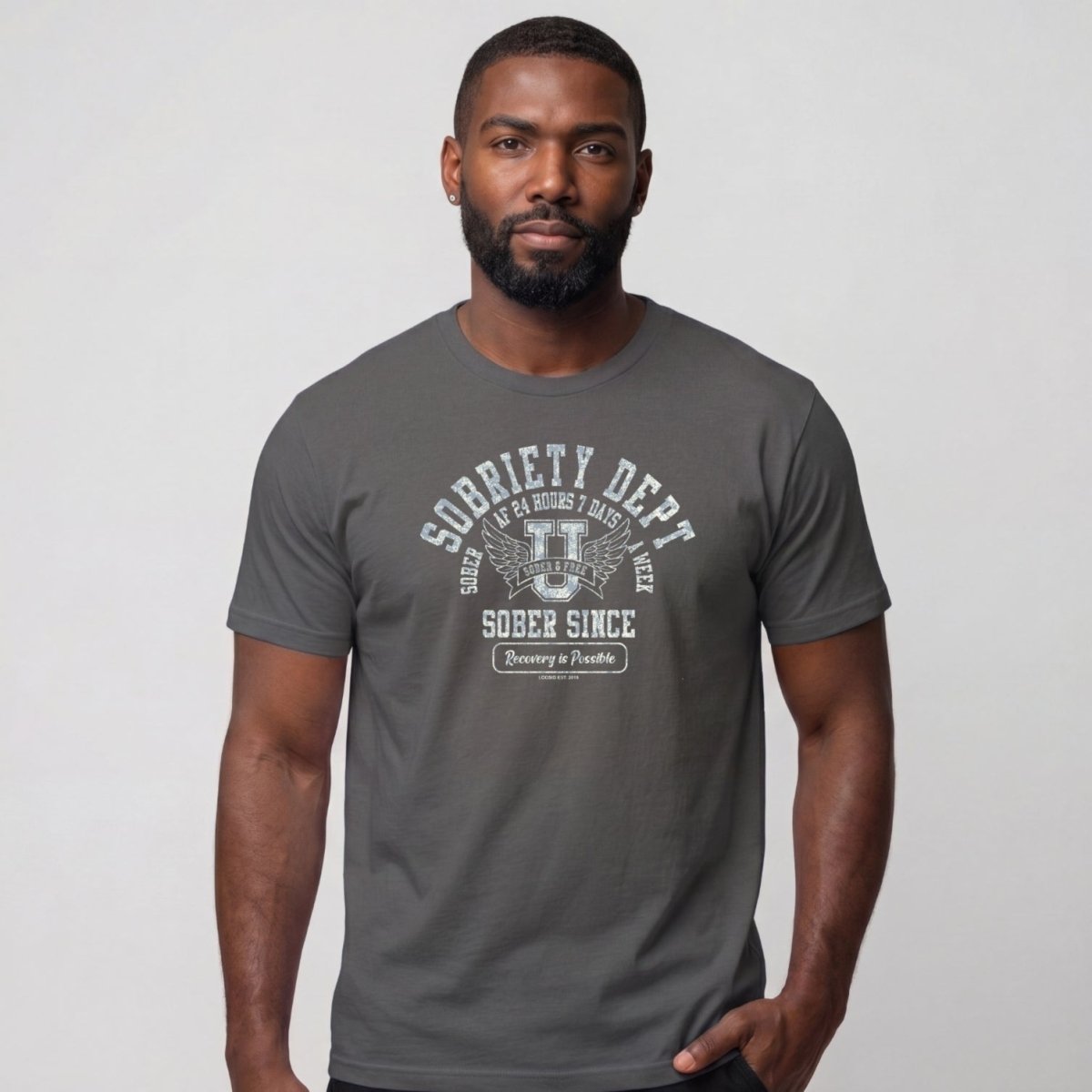 Sober T Shirt | Men's Sobriety Dept 24/7