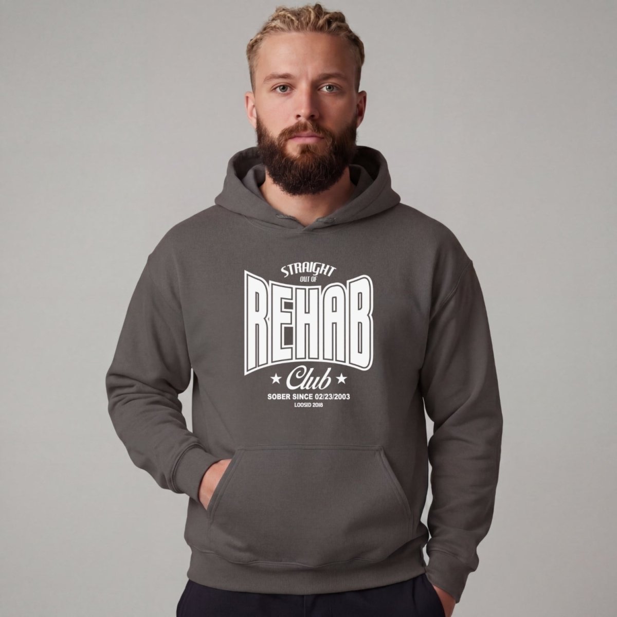 Recovery Hoodie | Men's Straight Out of Rehab Club