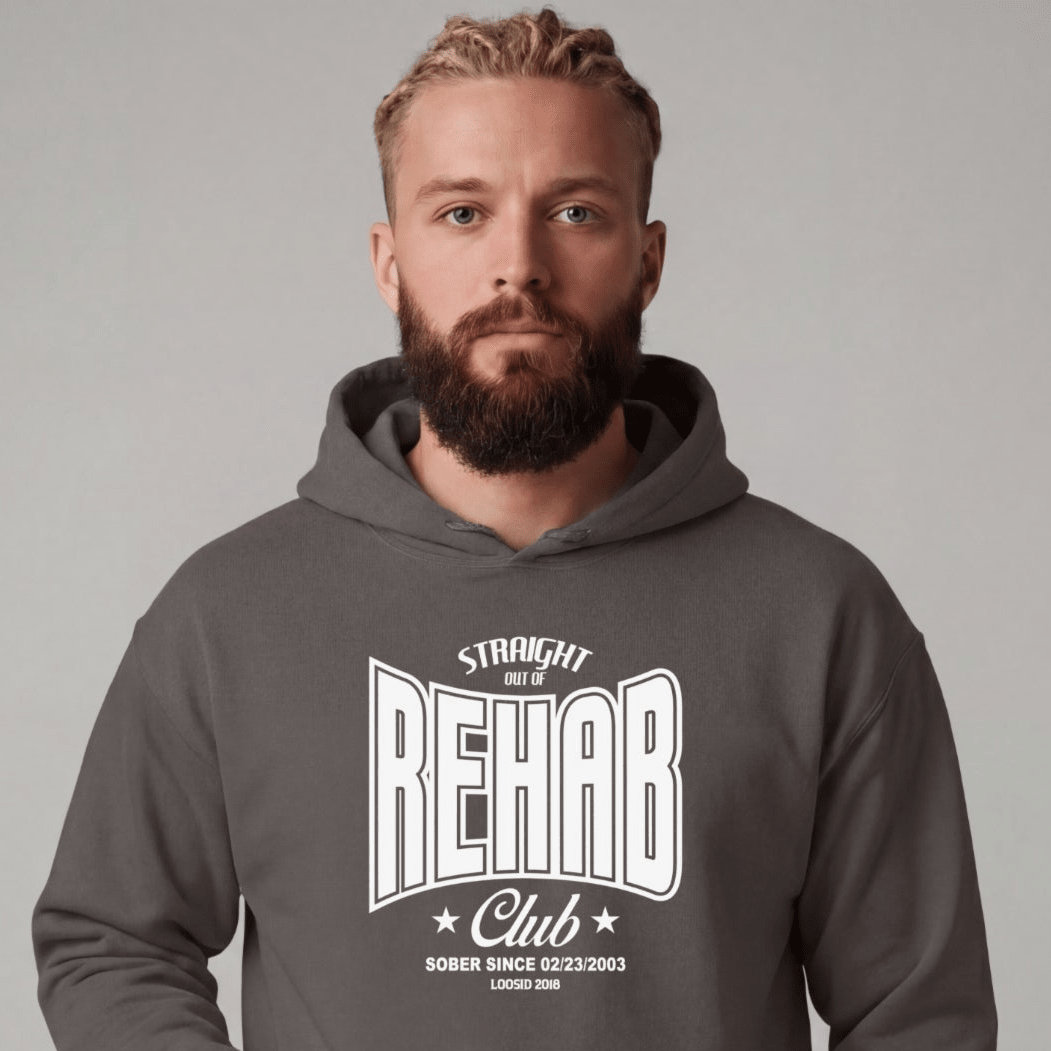 Recovery Hoodie | Men's Straight Out of Rehab Club