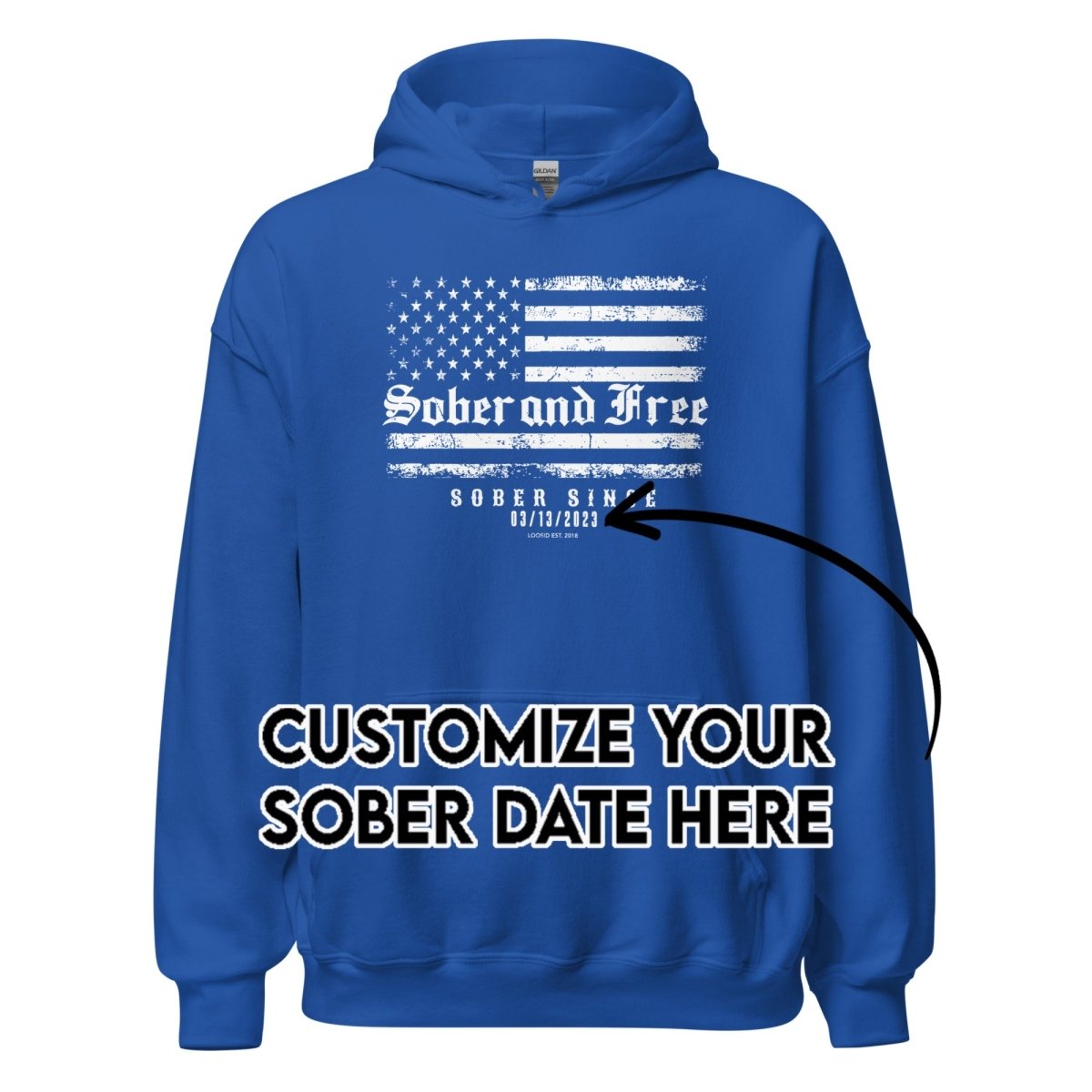 Recovery Hoodie | Men's Sober and Free