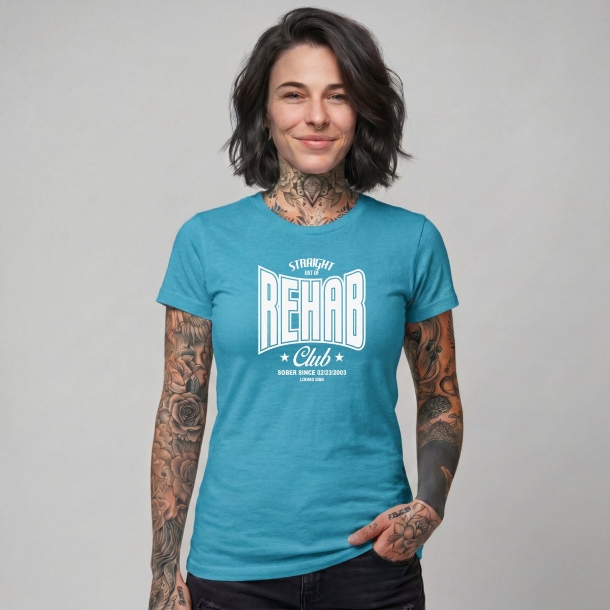 Sober T Shirt | Women's Straight Outta Rehab