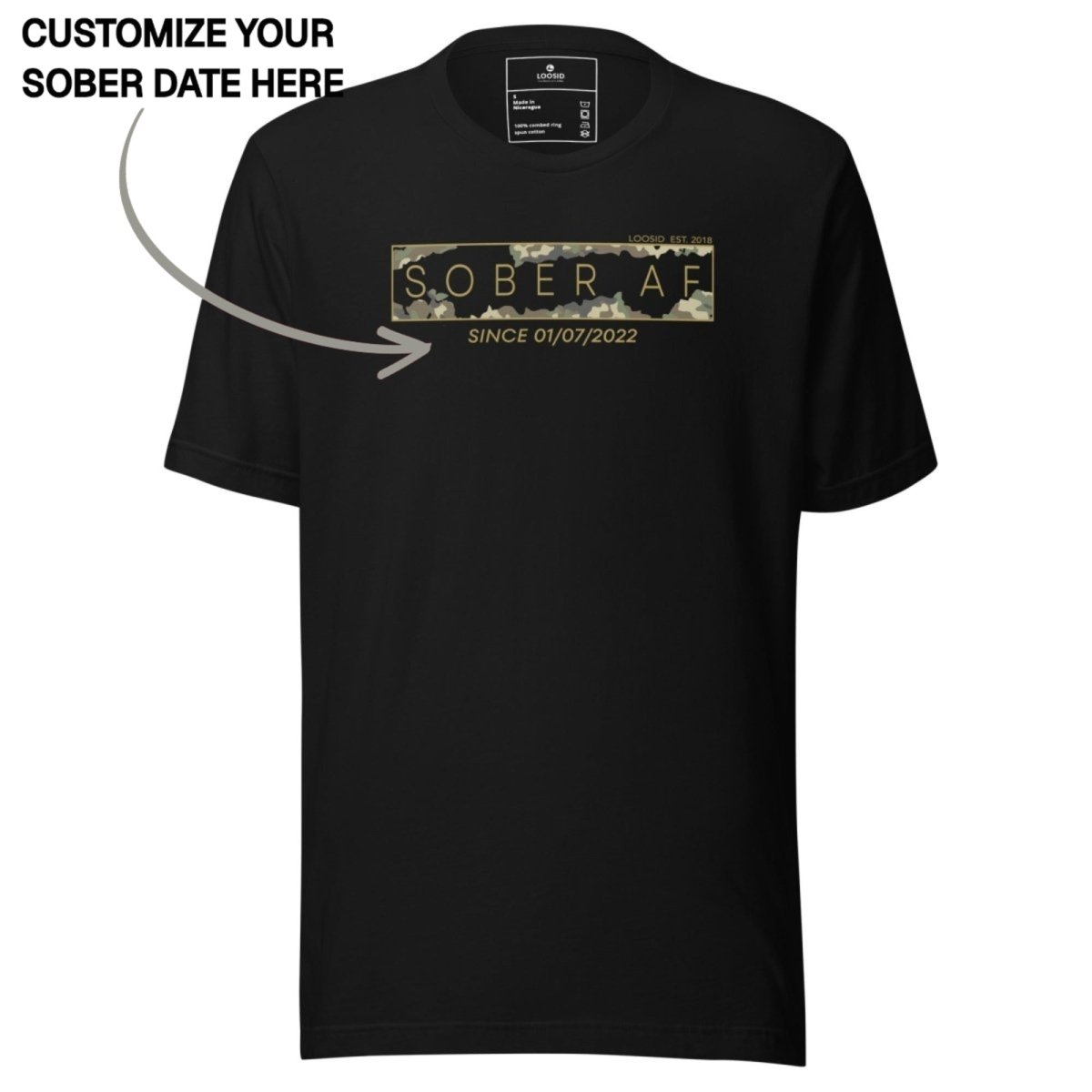 Sober T Shirt | Men's Sober AF Camo
