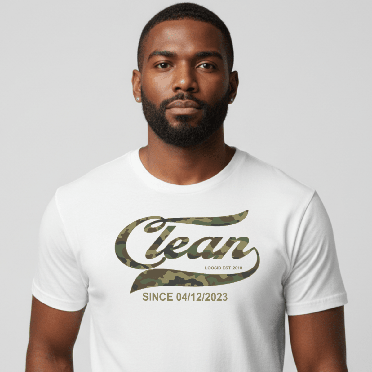 Recovery Date Men's Sobriety Sober T Shirt back view (view 17)
