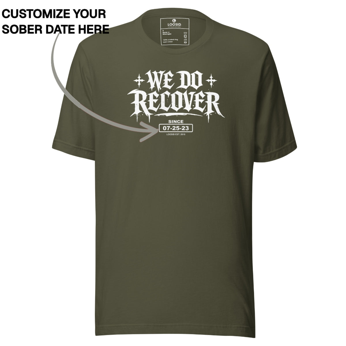 Sober T Shirt | Men's We Do Recover Stand Together