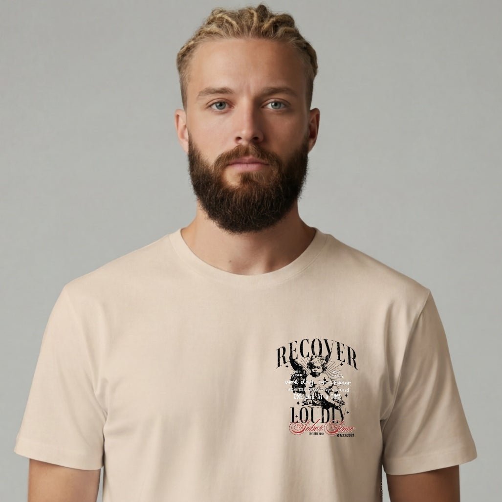 Recovery T Shirt | Men's Recover Loudly Limited-Edition