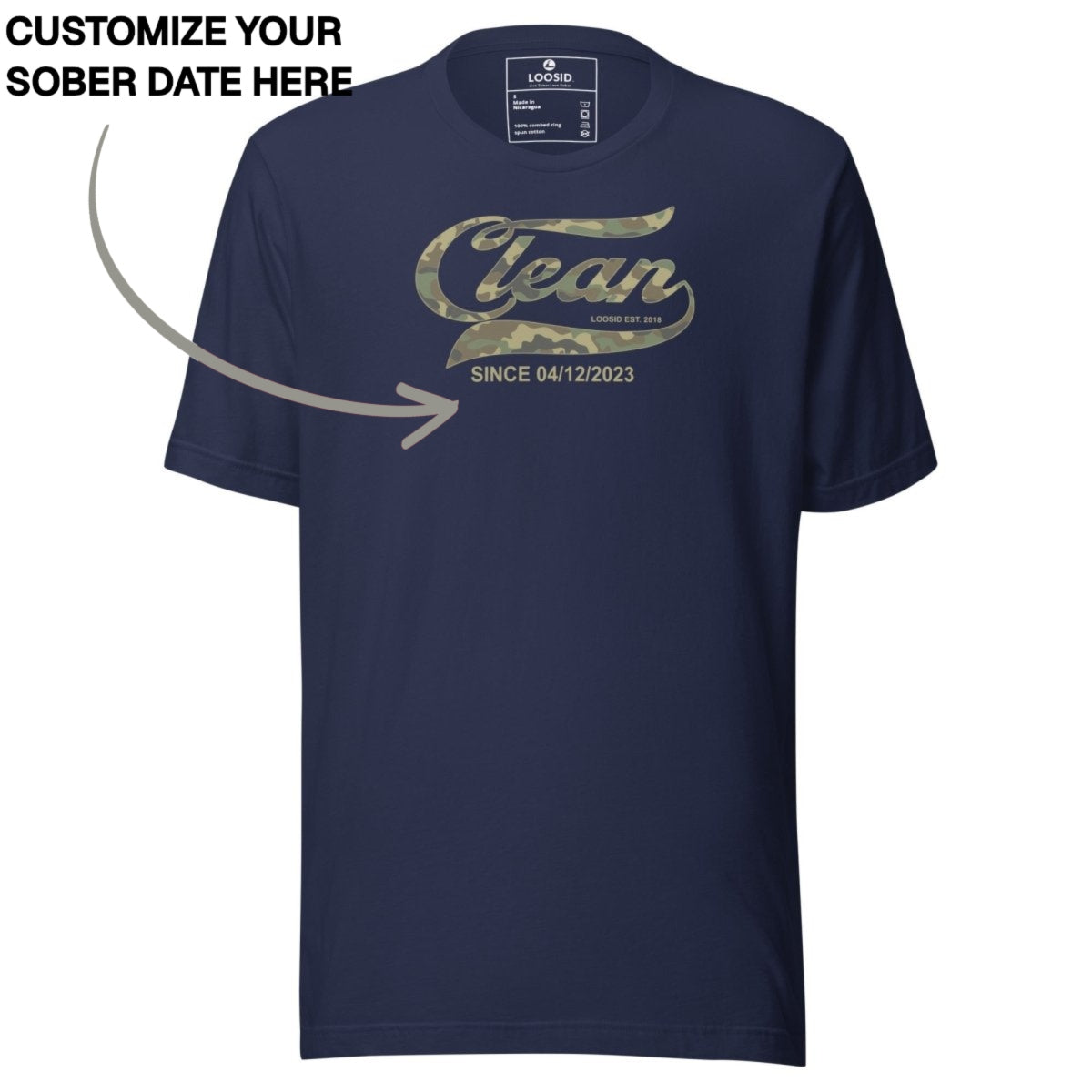 Clean T Shirt | Men's Clean Since Camo
