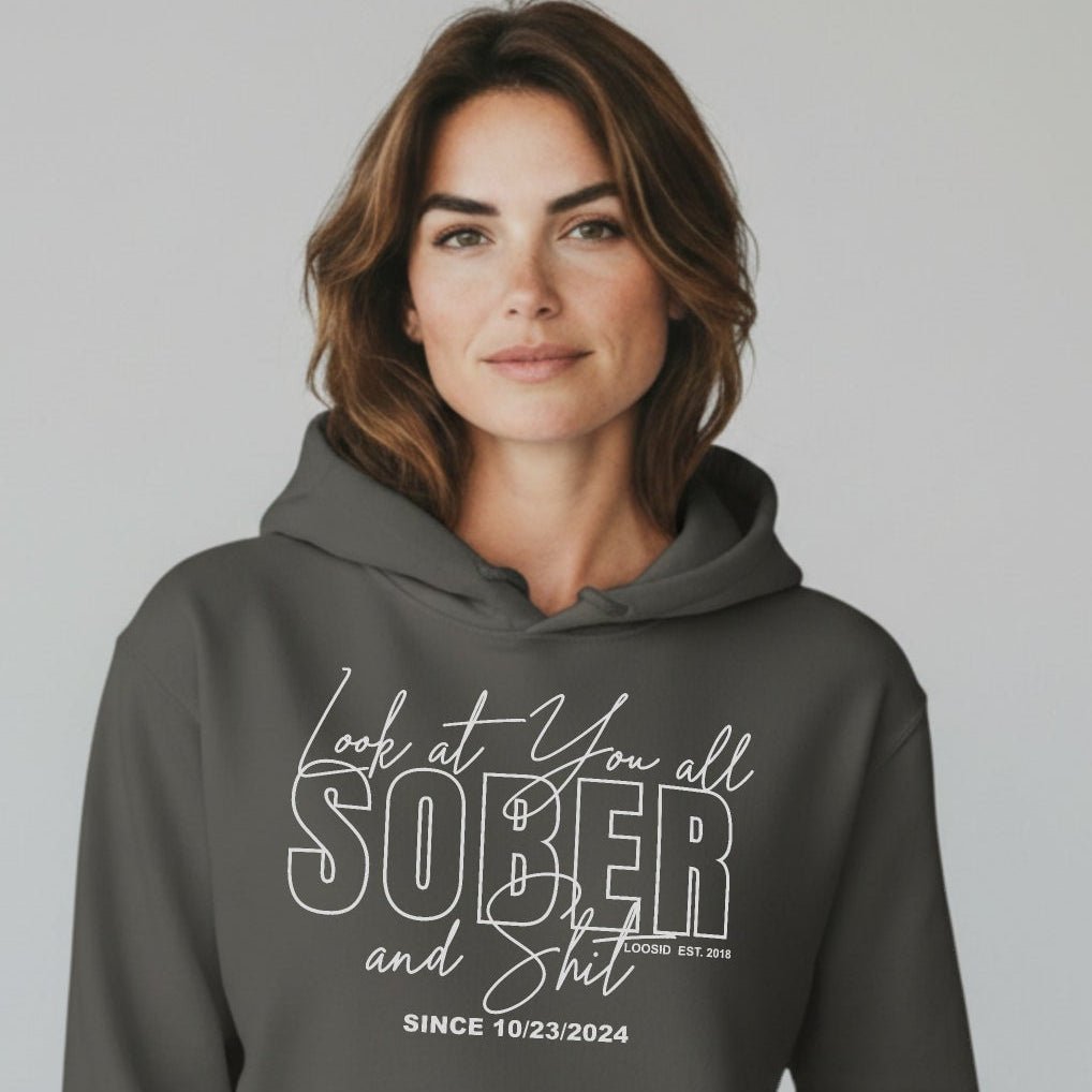 Look at You Sober Women's Personalized Hoodie