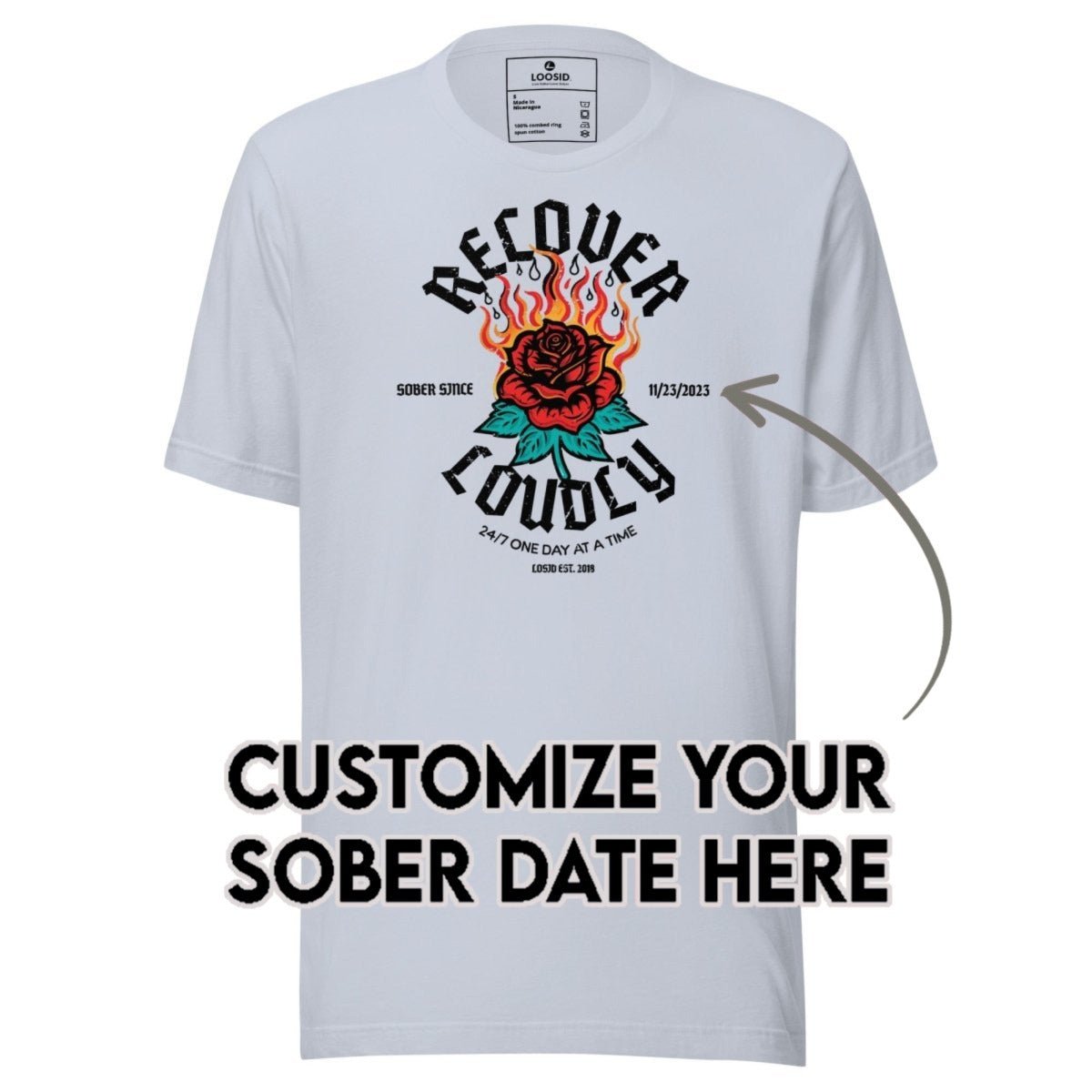 Sober T Shirt | Men's Recover Loudly