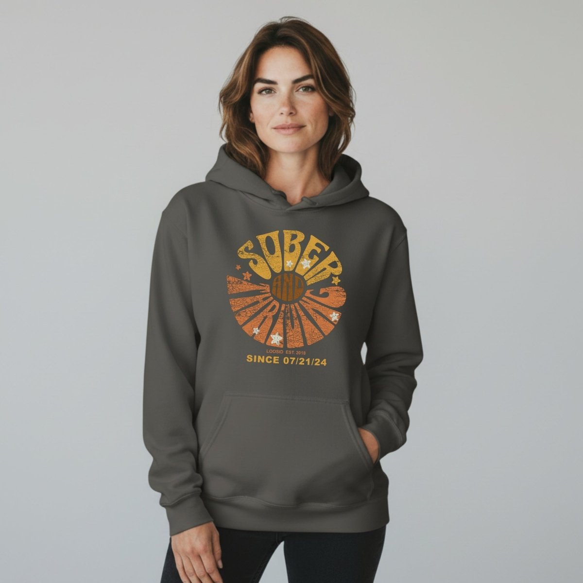Sober & Thriving Women's Personalized Hoodie