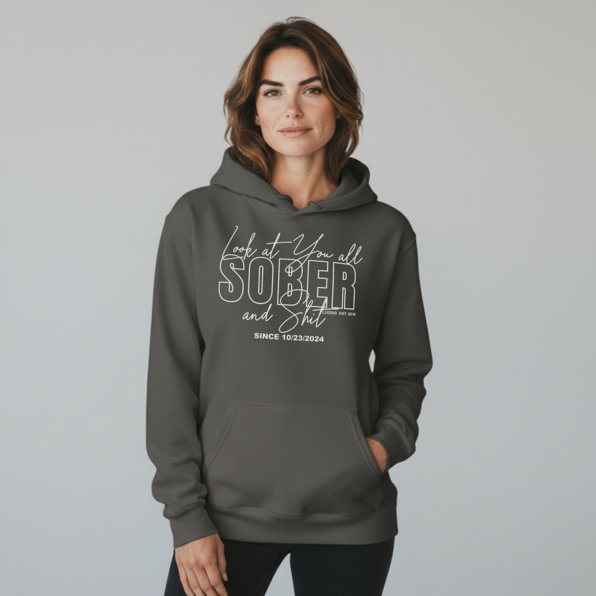 Look at You Sober Women's Personalized Hoodie