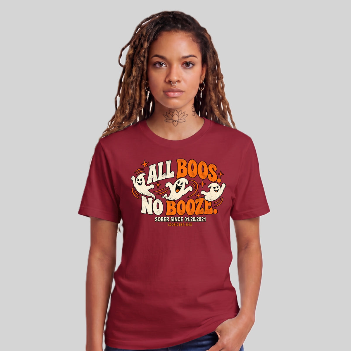 Sober T Shirt | Women's All Boos No Booze