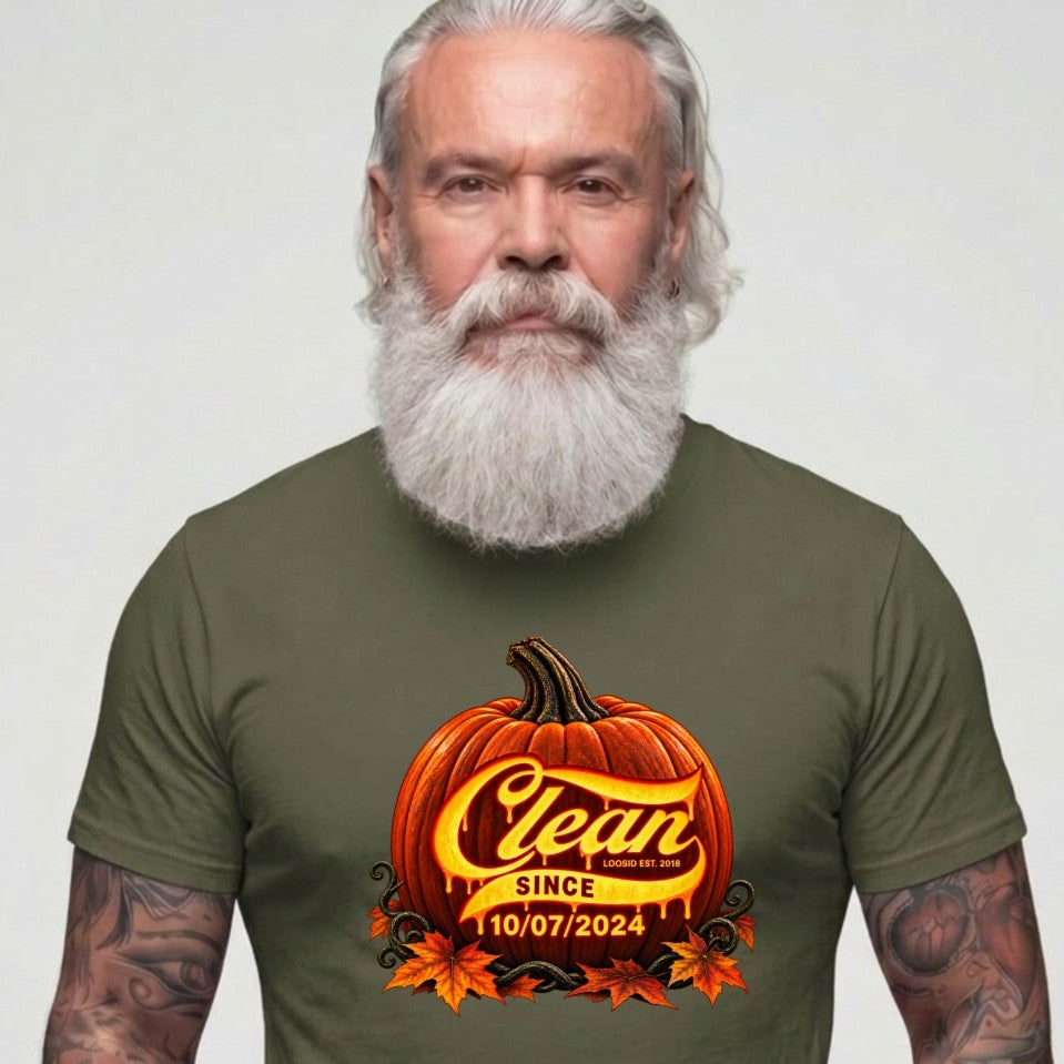 Clean T Shirt | Men's Clean Since Pumpkin