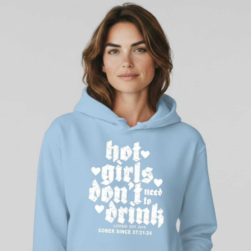 Hot Girls Don't Drink Recovery Hoodie packaging detail (view 28)