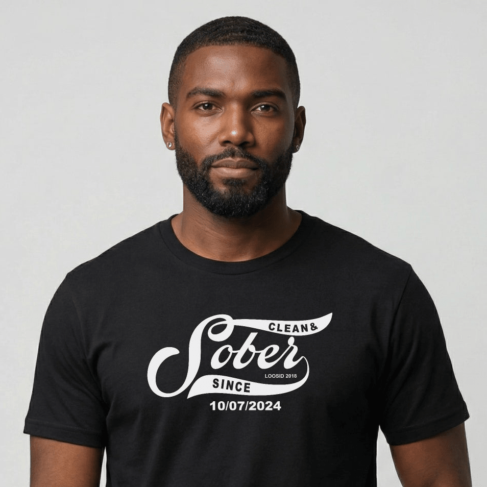 Sober T Shirt | Personalized Sober Since Shirt with Custom Date