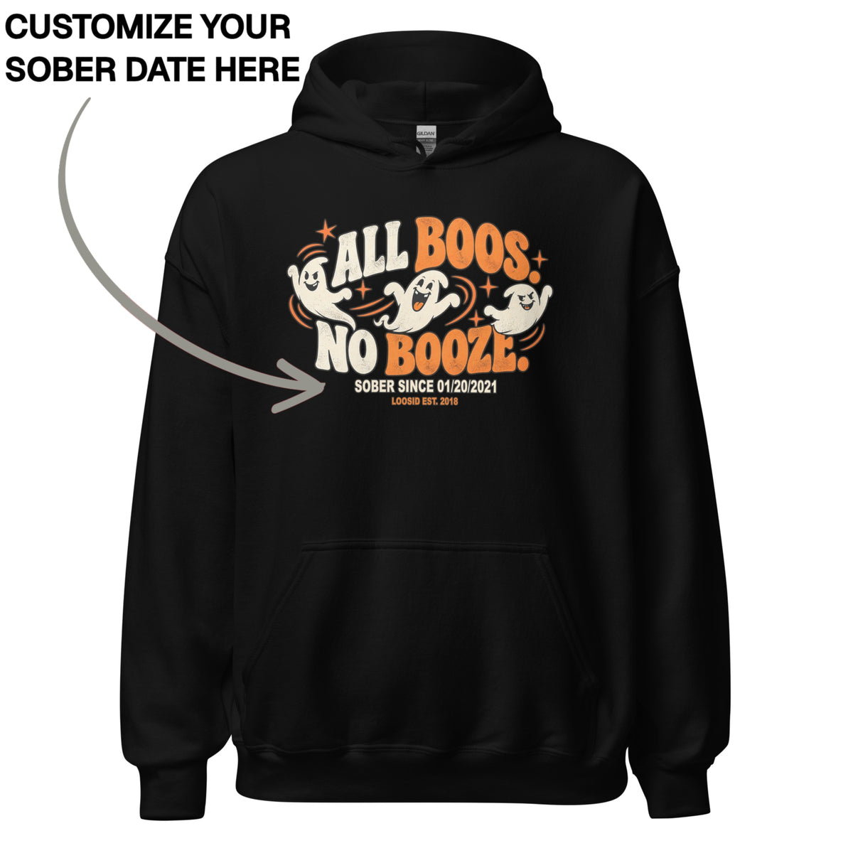 Recovery Hoodie | Men's All Boos No Booze