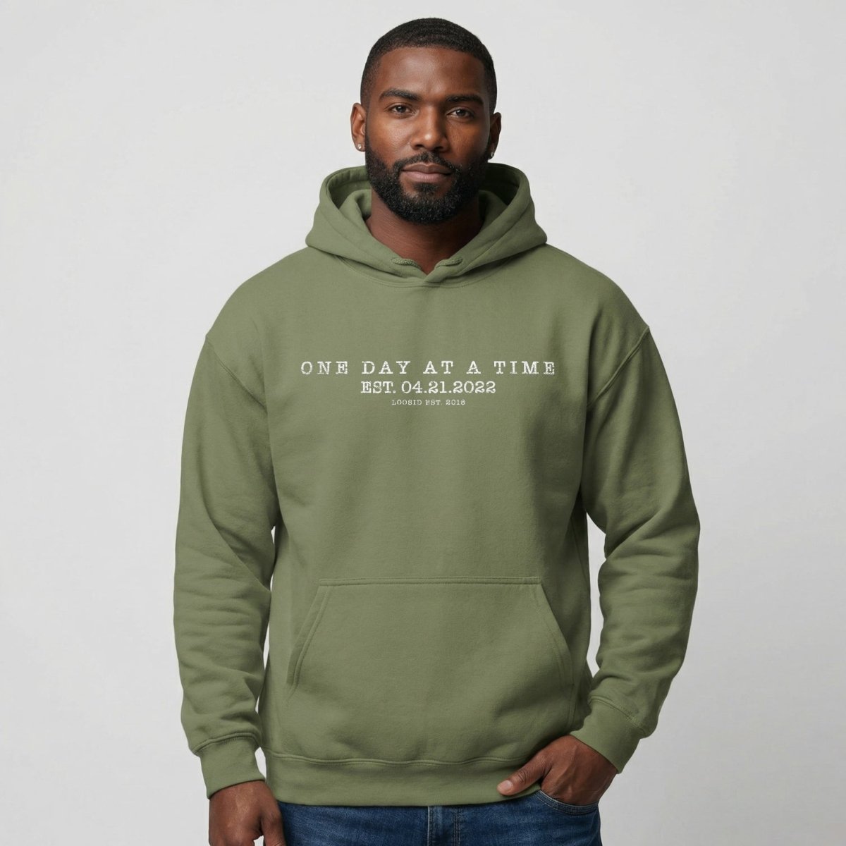 One Day At a Time Men's Hoodie