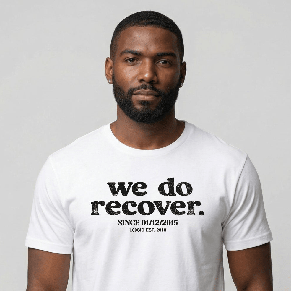 Sober T Shirt | Men's We Do Recover Tee