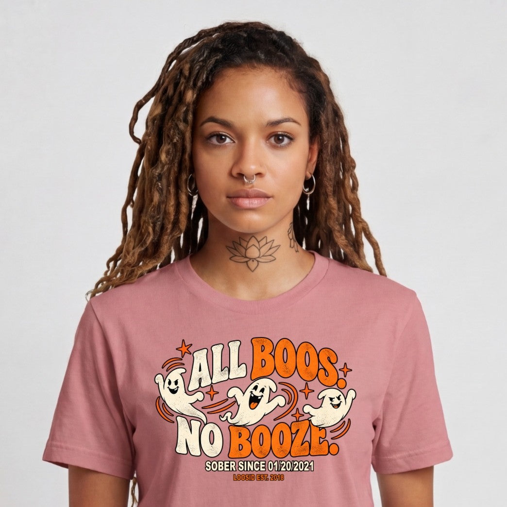 Sober T Shirt | Women's All Boos No Booze
