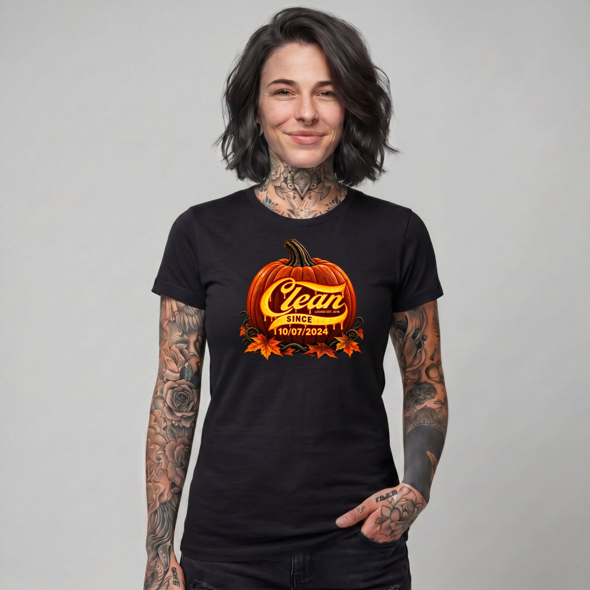 Clean T Shirt | Women's Clean Since Pumpkin