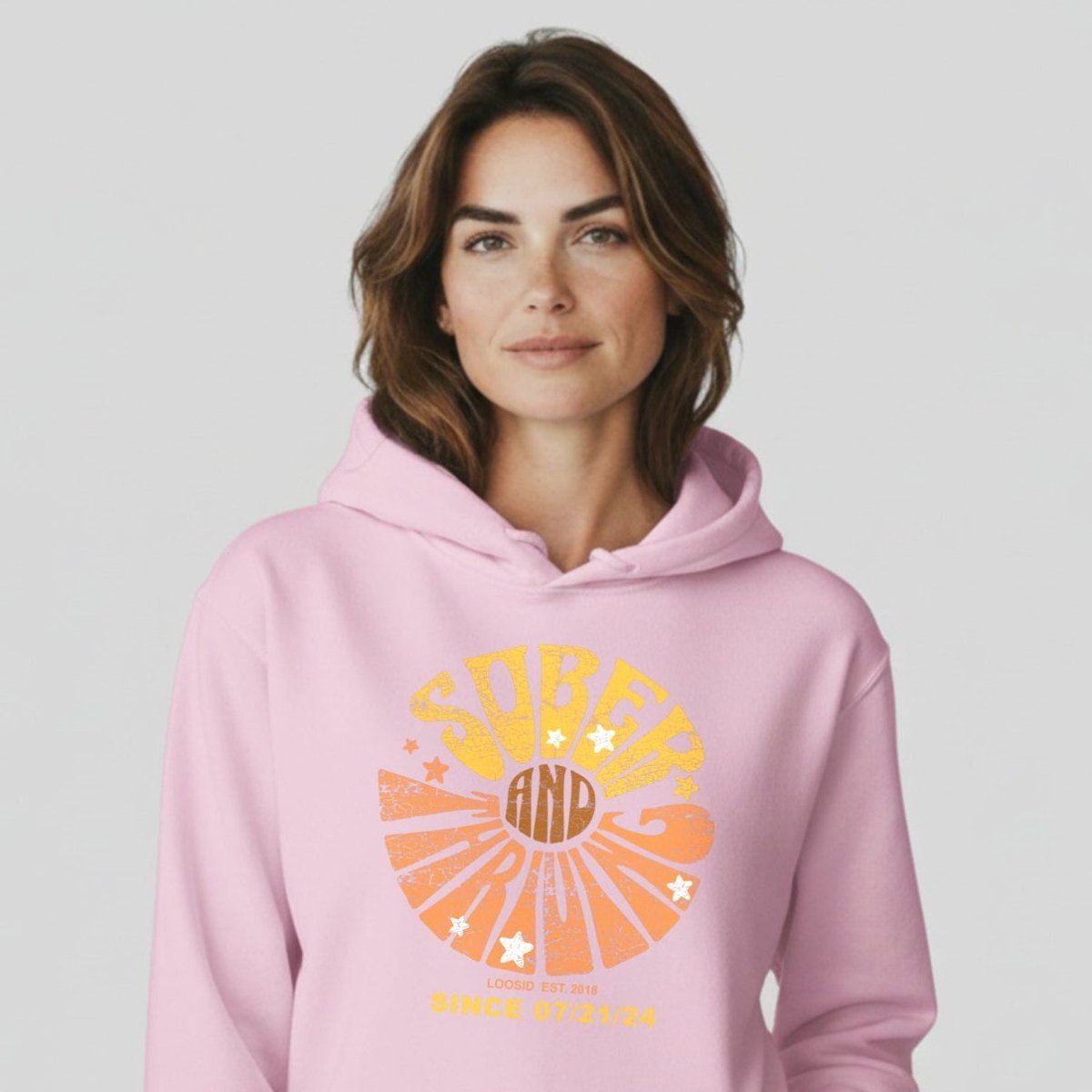 Sober & Thriving Women's Personalized Hoodie