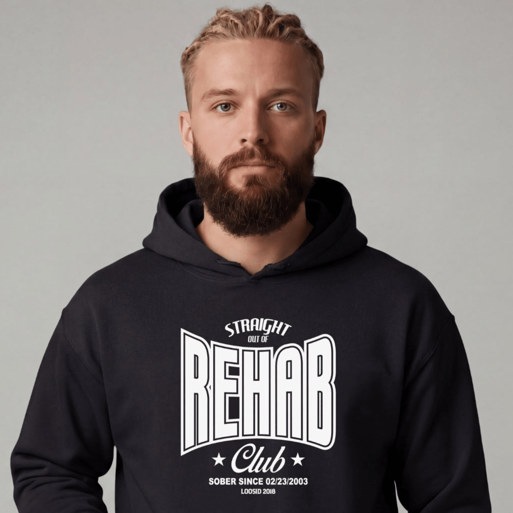 Recovery Hoodie | Men's Straight Out of Rehab Club