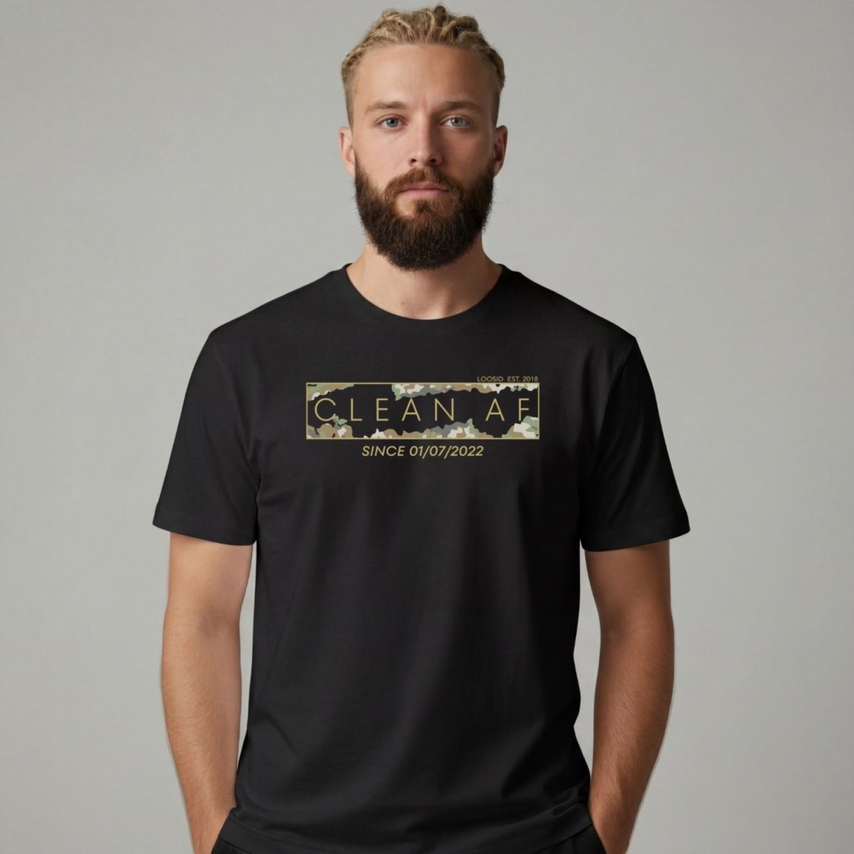 Clean T Shirt | Men's Clean AF Camo