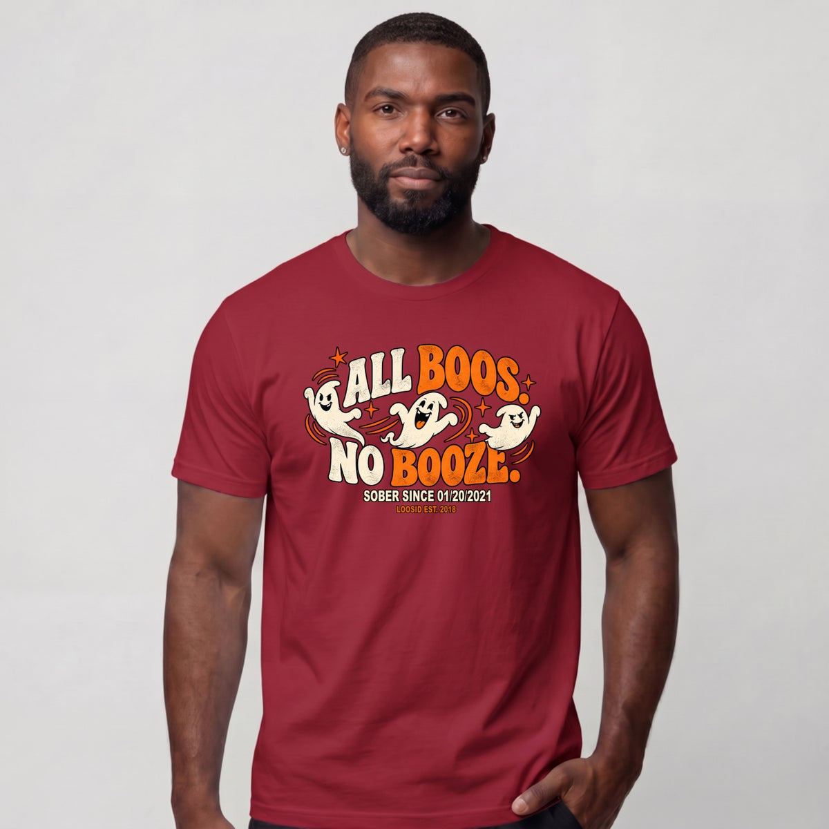 Sober T Shirt | Men's All Boos No Booze