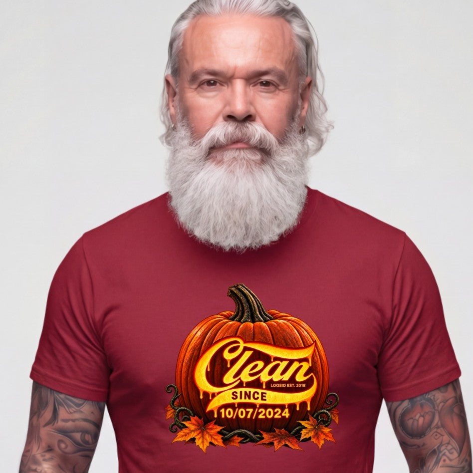 Clean T Shirt | Men's Clean Since Pumpkin