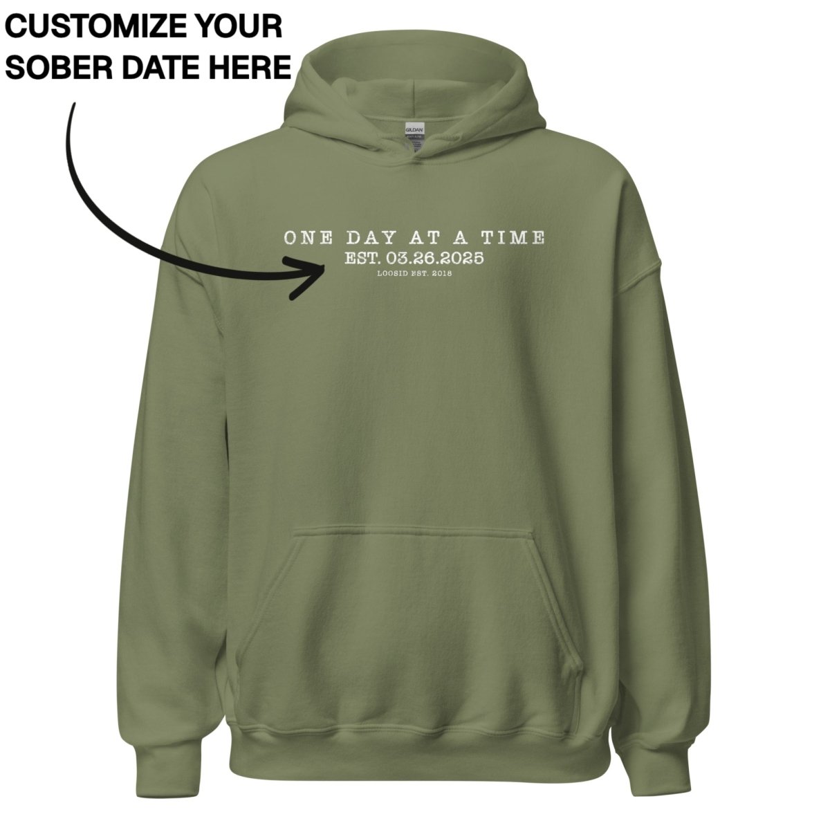 Recovery Hoodie | Men's One Day At a Time