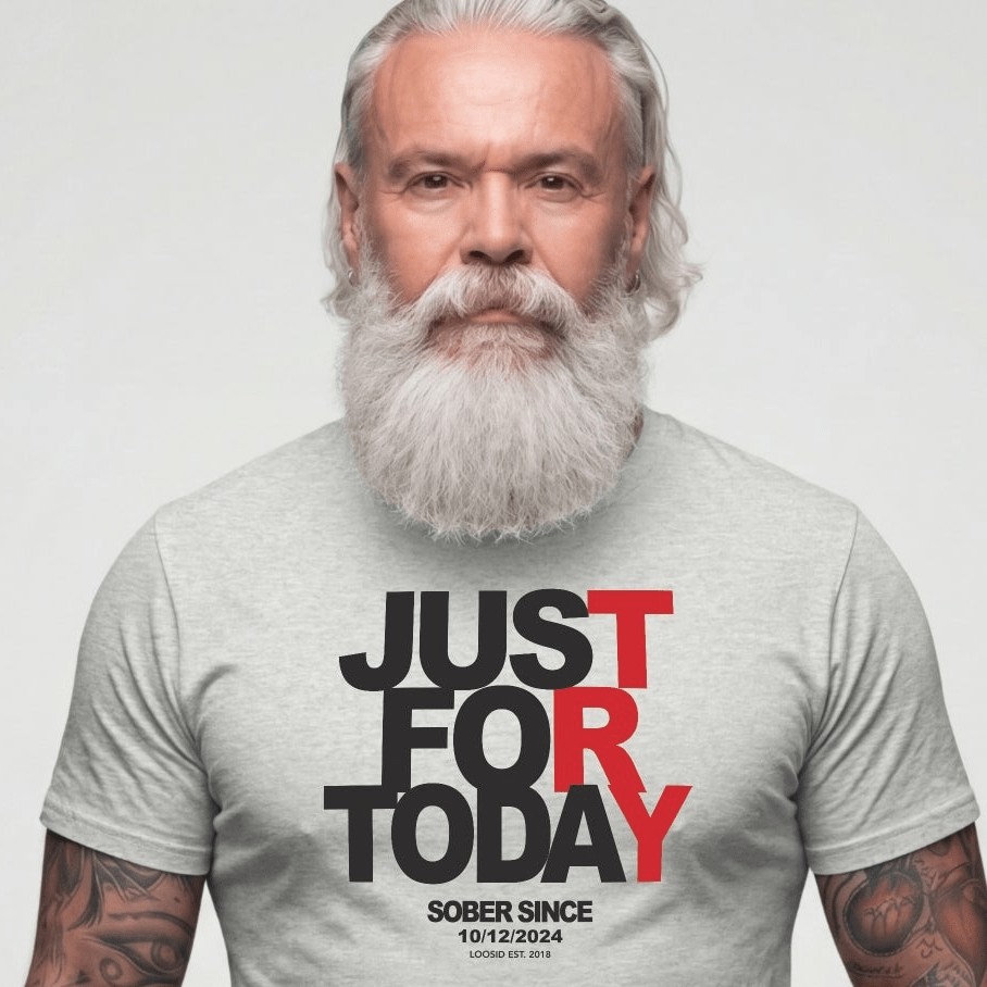 Sober T Shirt | Men's Just For Today Tee
