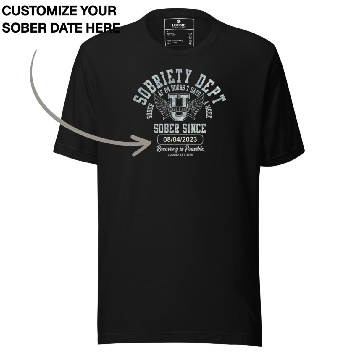 Sober T Shirt | Men's Sobriety Dept