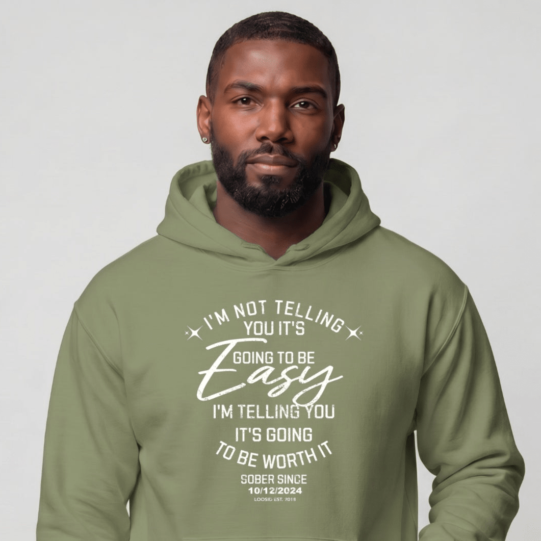 Recovery Hoodie | Men's I'm Not Telling You It's Easy Hoodie