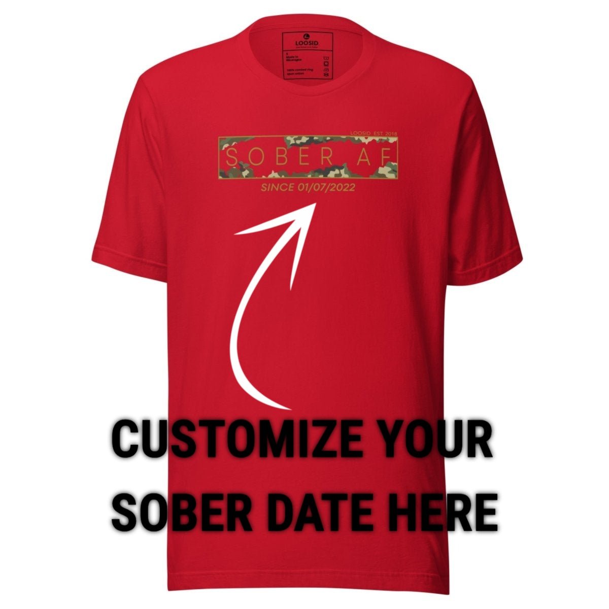Sober T Shirt | Men's Sober AF Camo