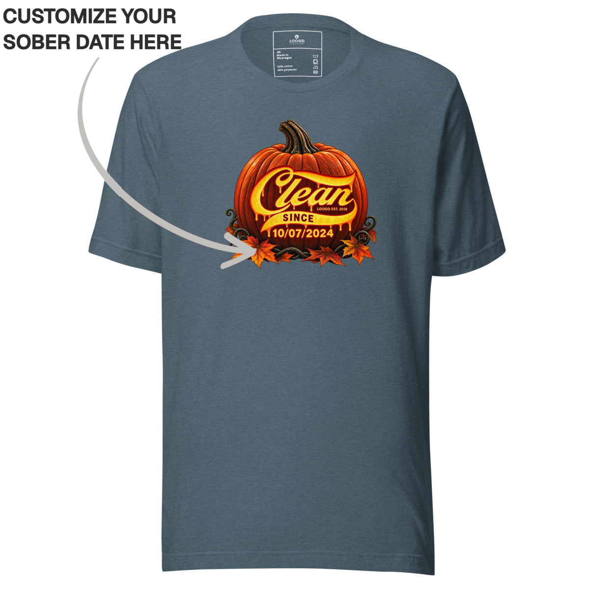 Clean T Shirt | Women's Clean Since Pumpkin