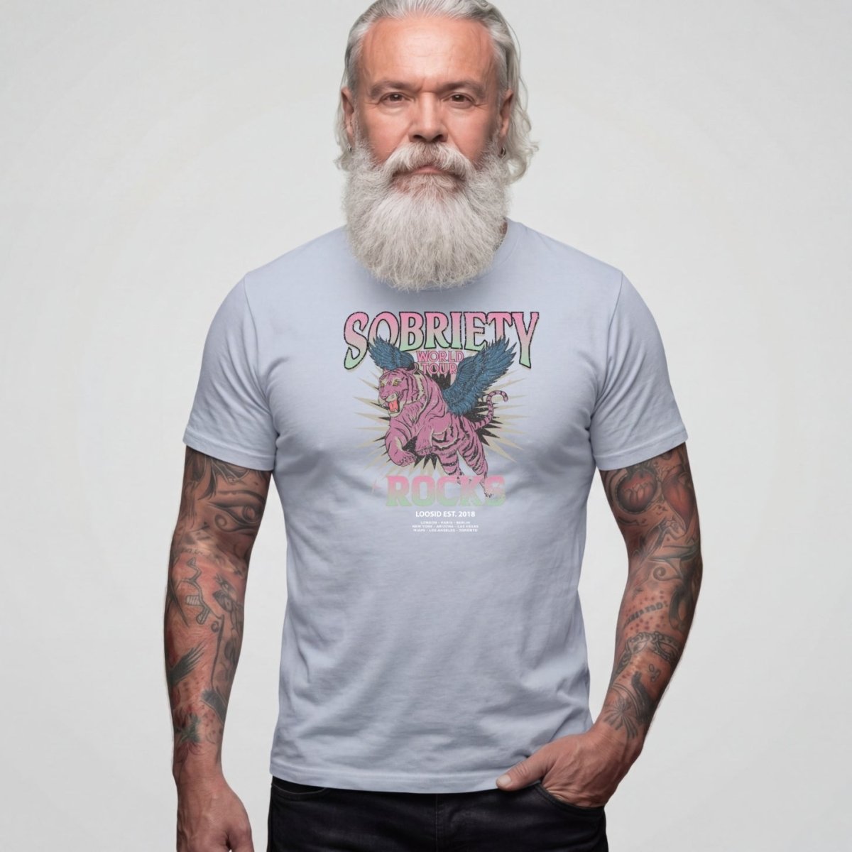 Sober T Shirt | Men's Sobriety Rocks