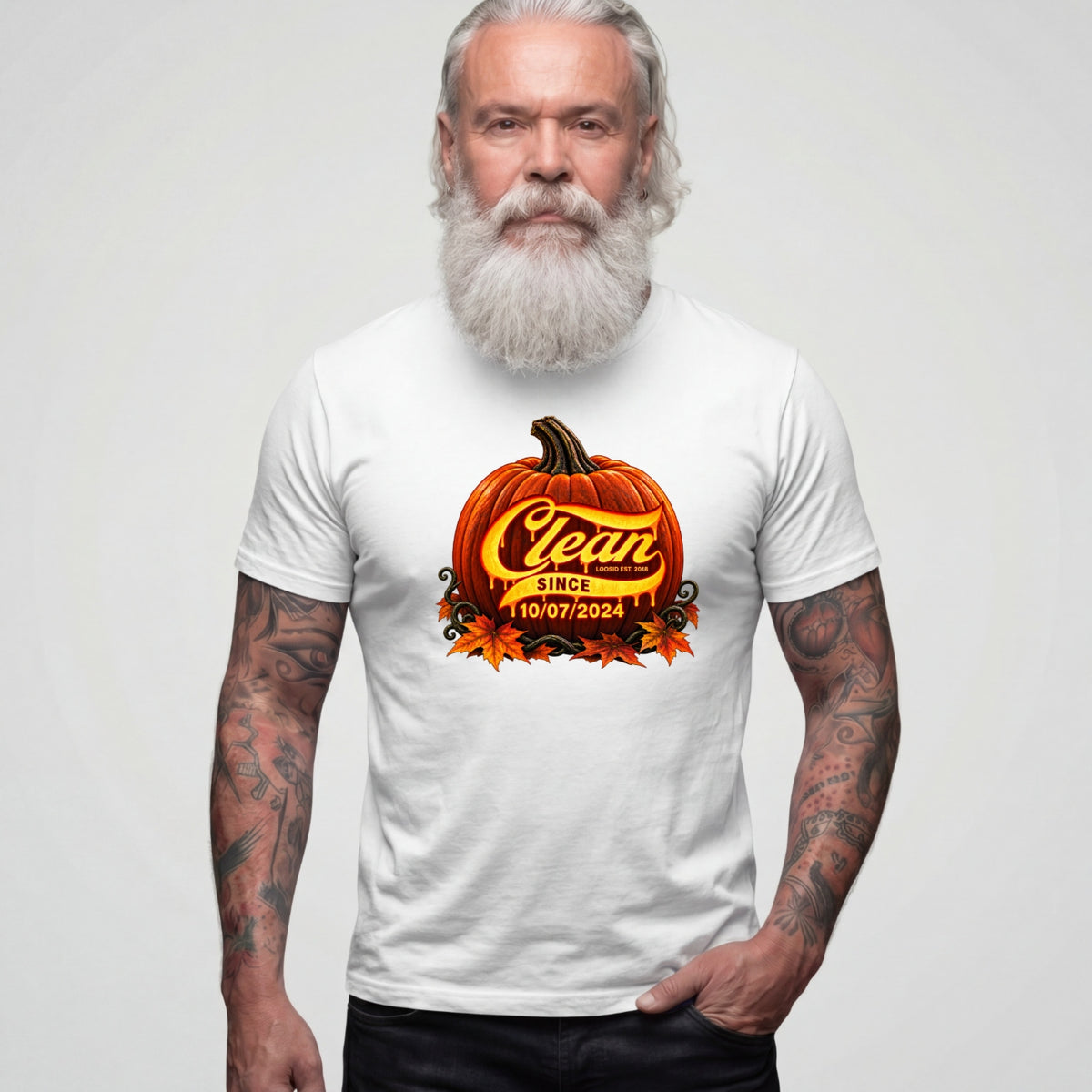 Clean T Shirt | Men's Clean Since Pumpkin