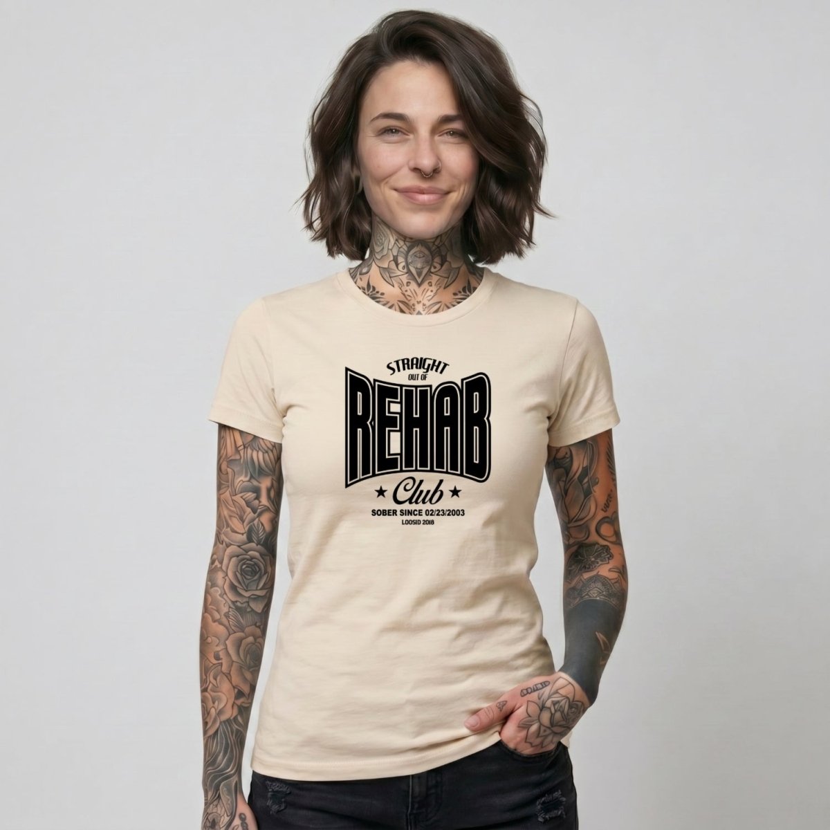 Sober T Shirt | Women's Straight Outta Rehab