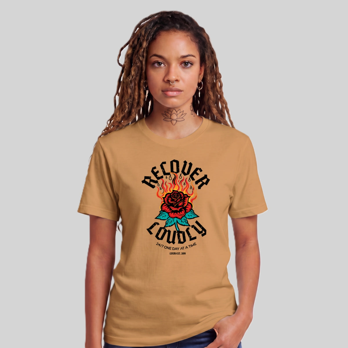 Sober T Shirt | Women's Recover Loudly