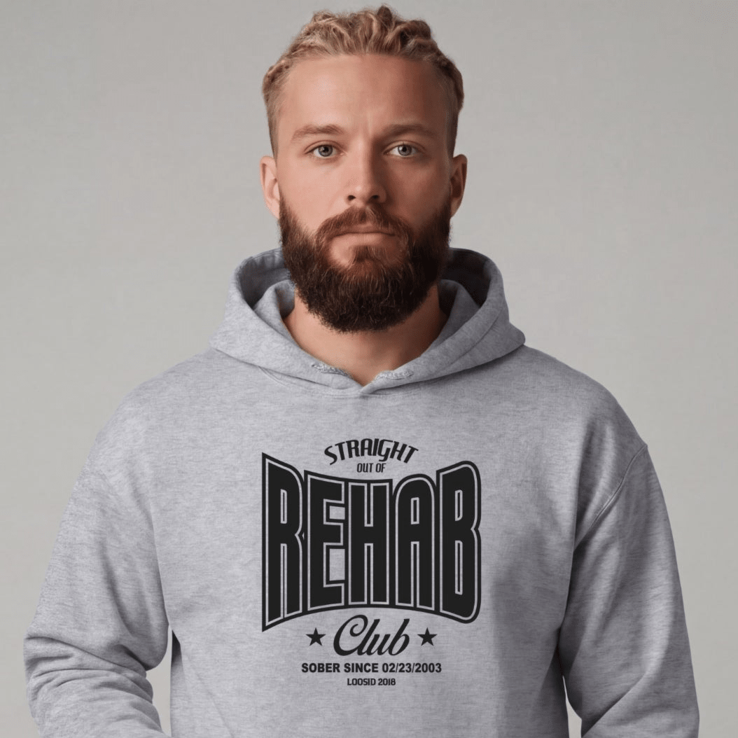 Recovery Hoodie | Men's Straight Out of Rehab Club