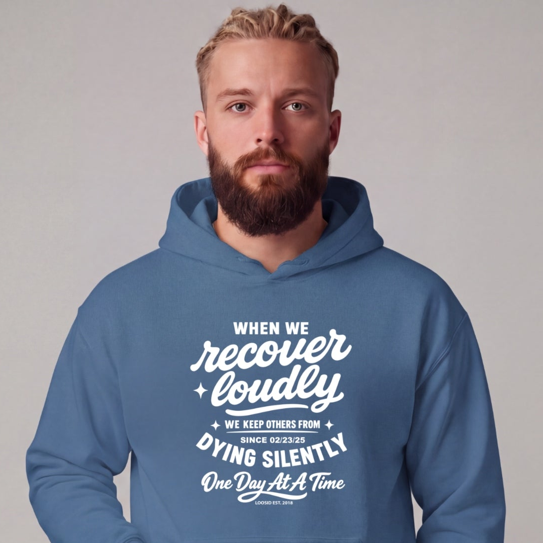Recovery Hoodie | Men's When We Recover Loudly