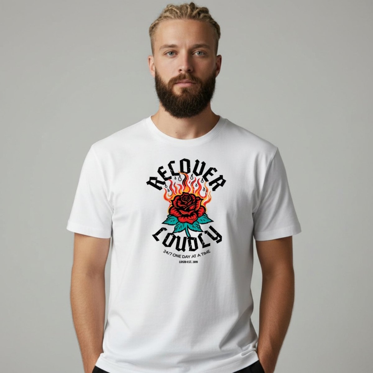 Sober T Shirt | Men's Recover Loudly
