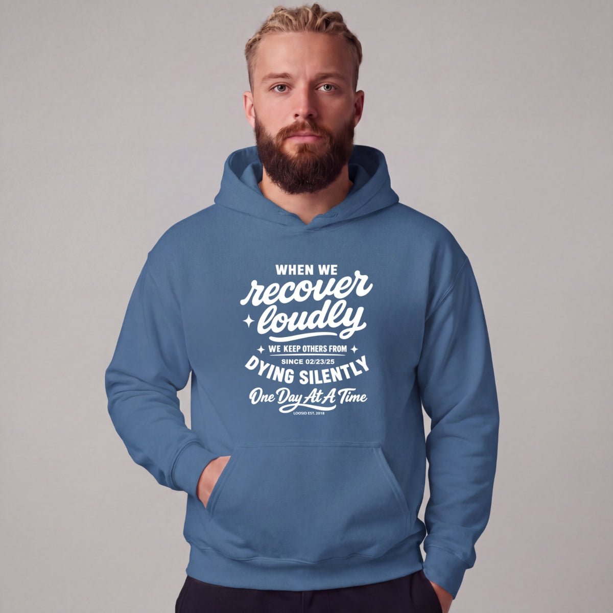 Recovery Hoodie | Men's When We Recover Loudly