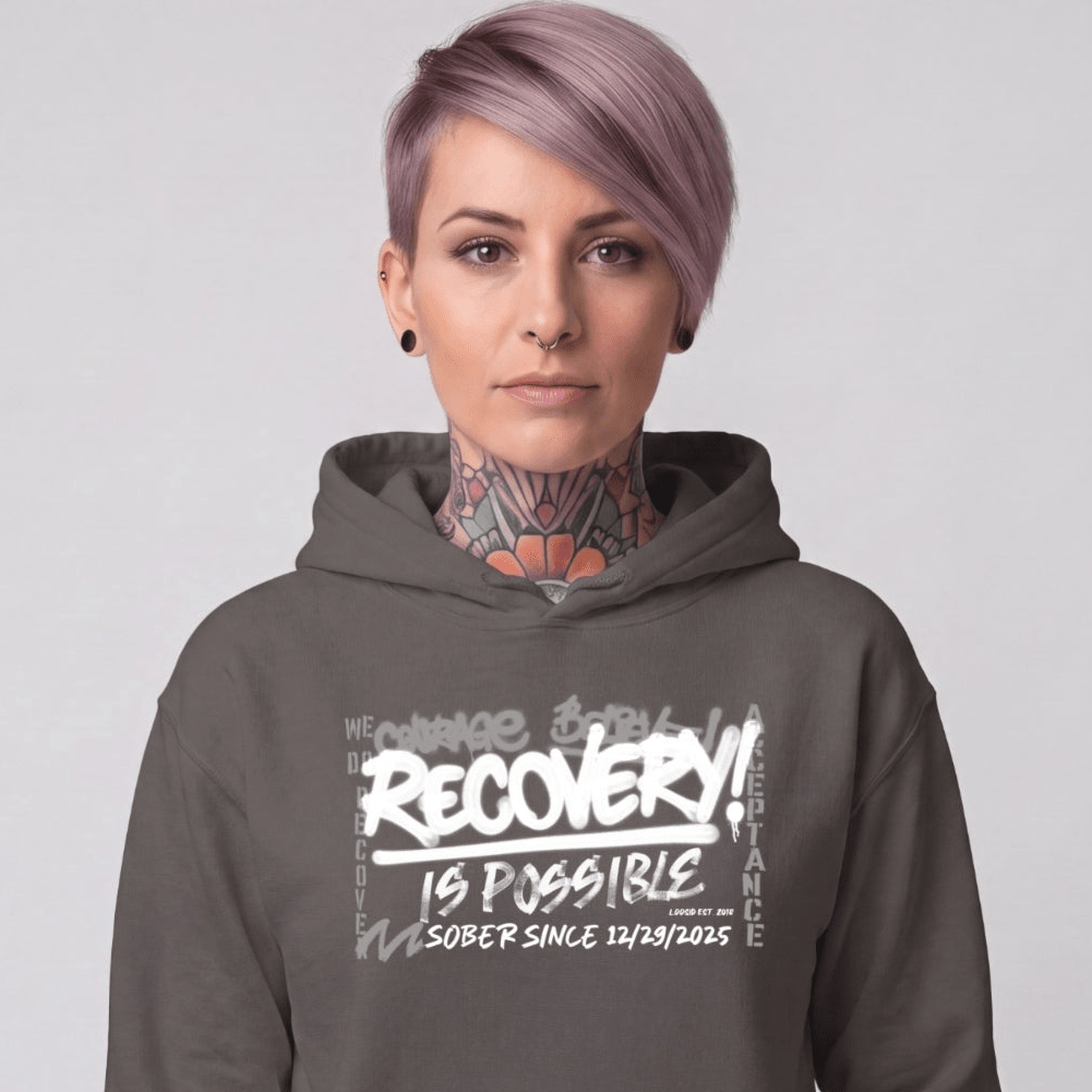 Recovery Hoodie | Women's Personalized Recovery Is Possible Hoodie