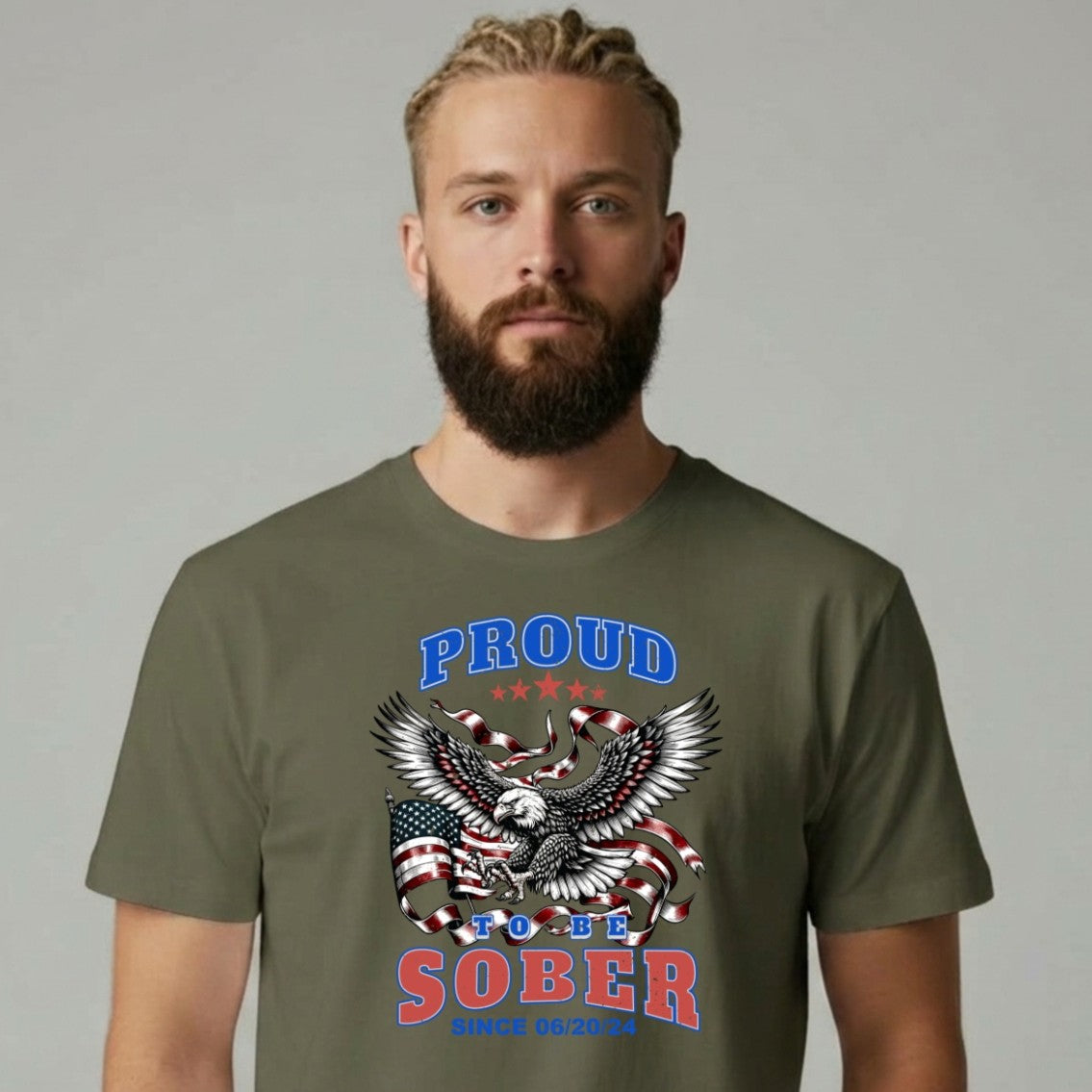Sober T Shirt | Men's Proud To Be Sober