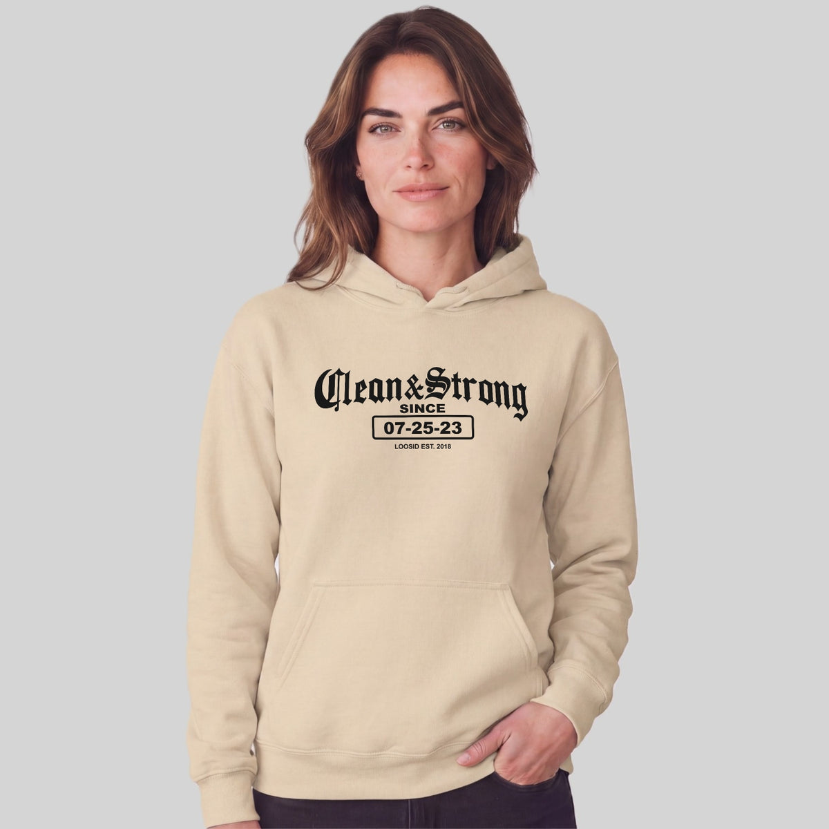 Recovery Hoodie | Women's Old School Clean & Strong